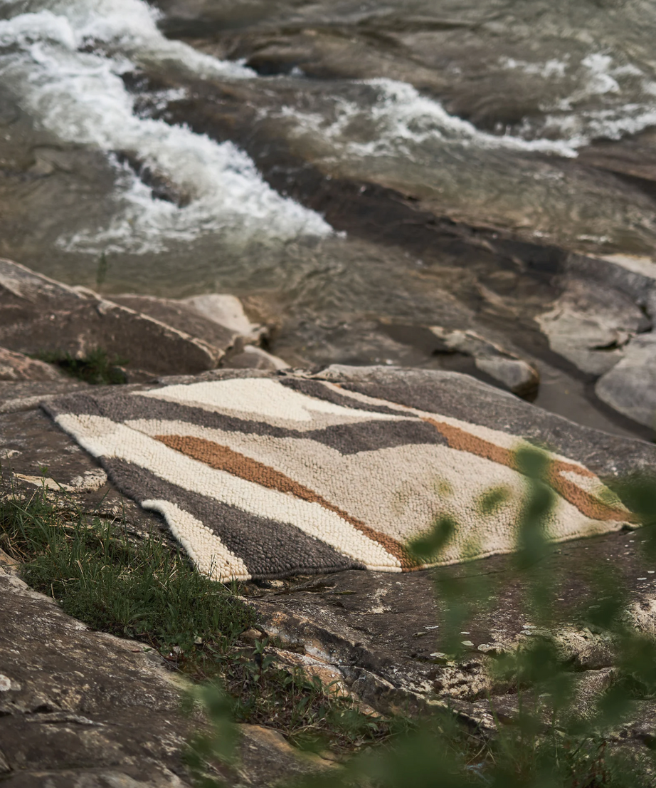 Handgewebter Teppich „Stone“