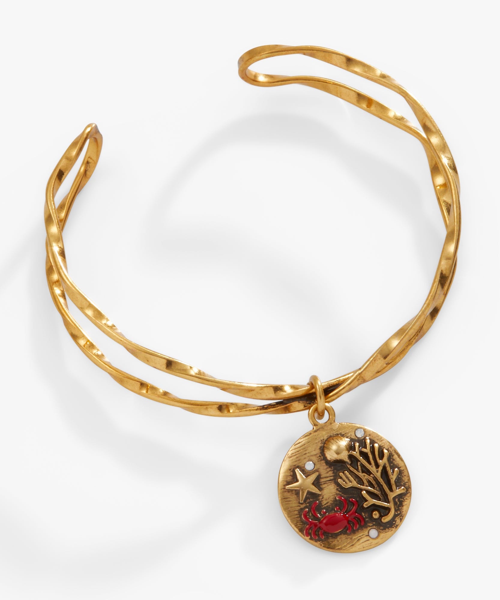 Sea Scene Twisted Cuff