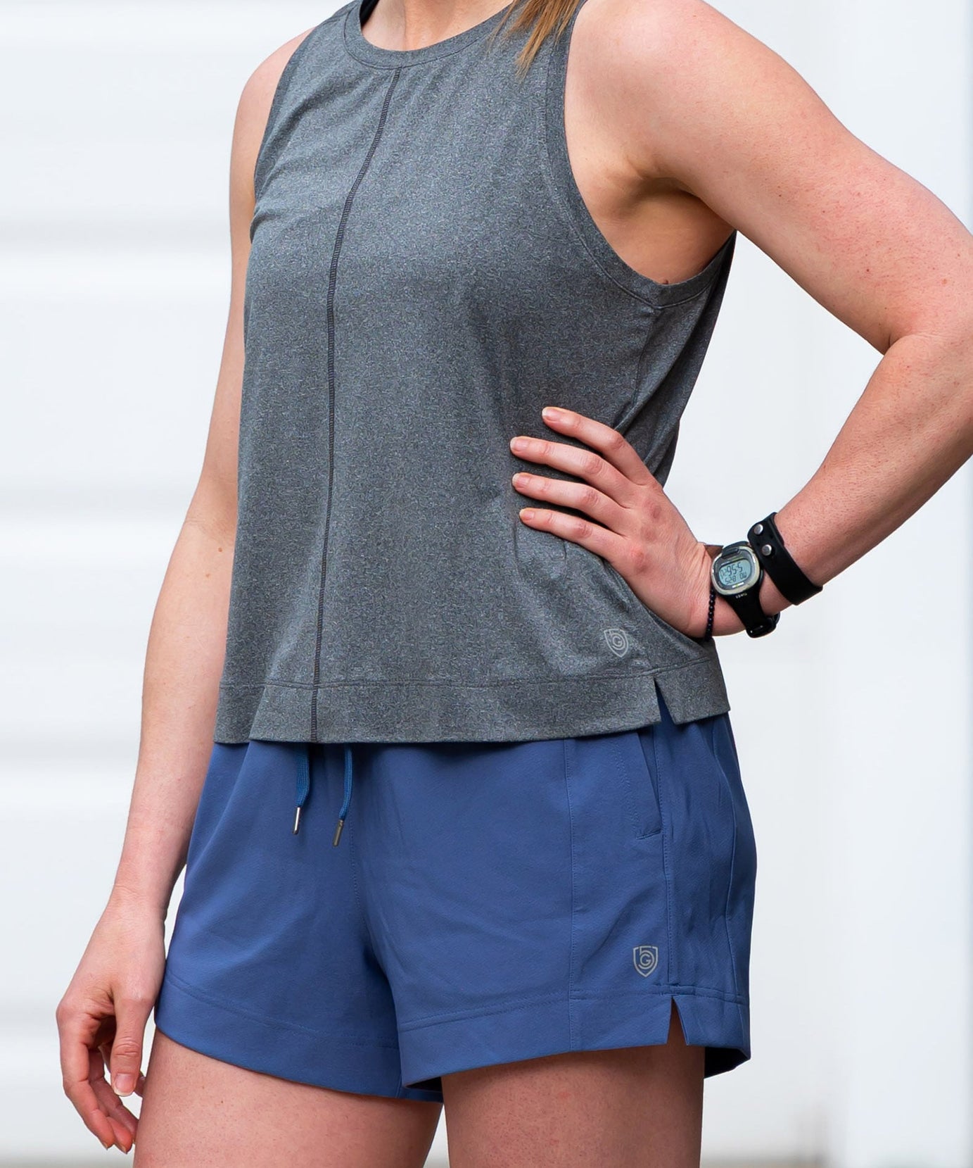 Kurzes, kastiges Tanktop