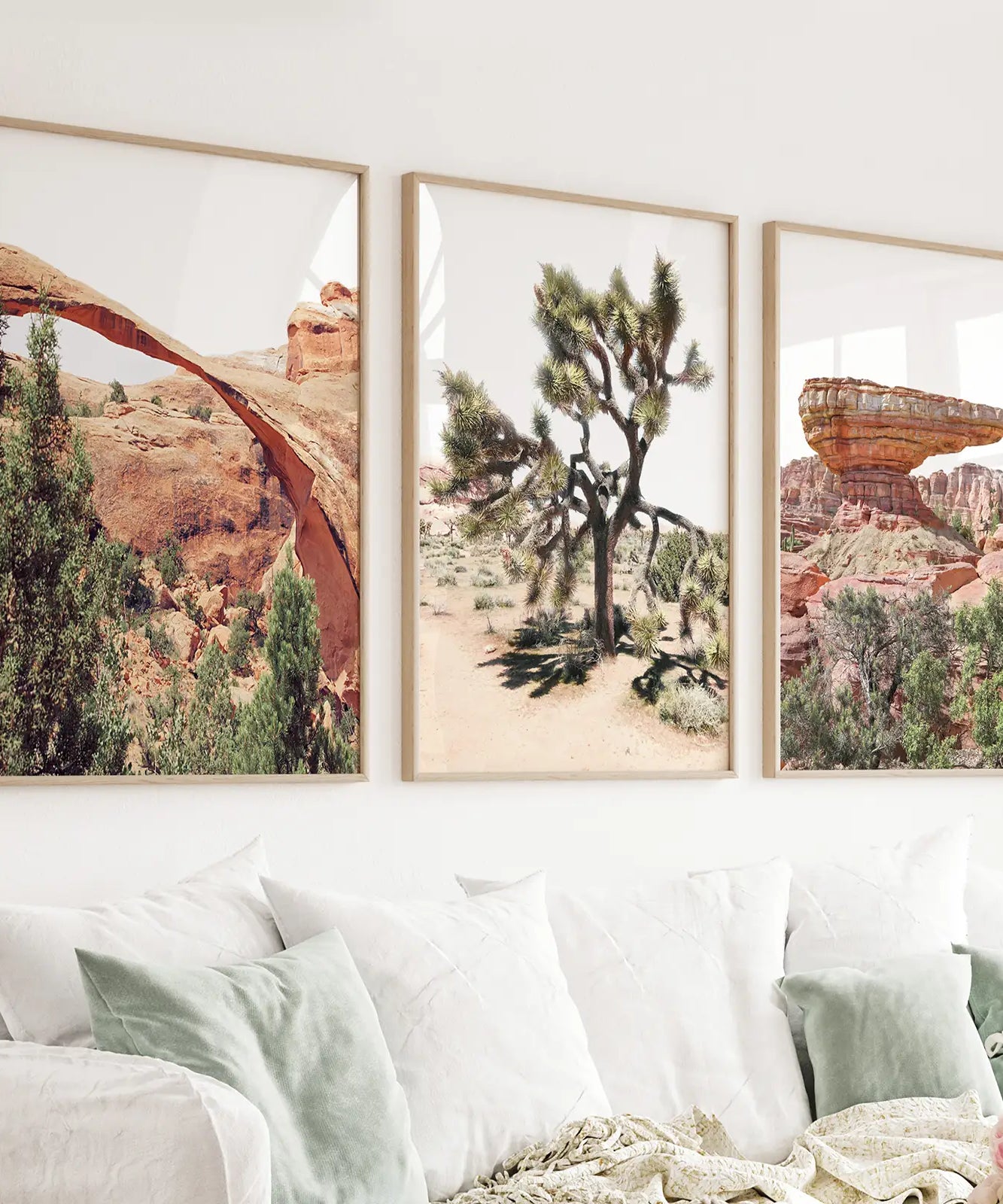 US Wüsten-Wandkunst. Arches-Nationalpark, Klippe, Joshua Tree