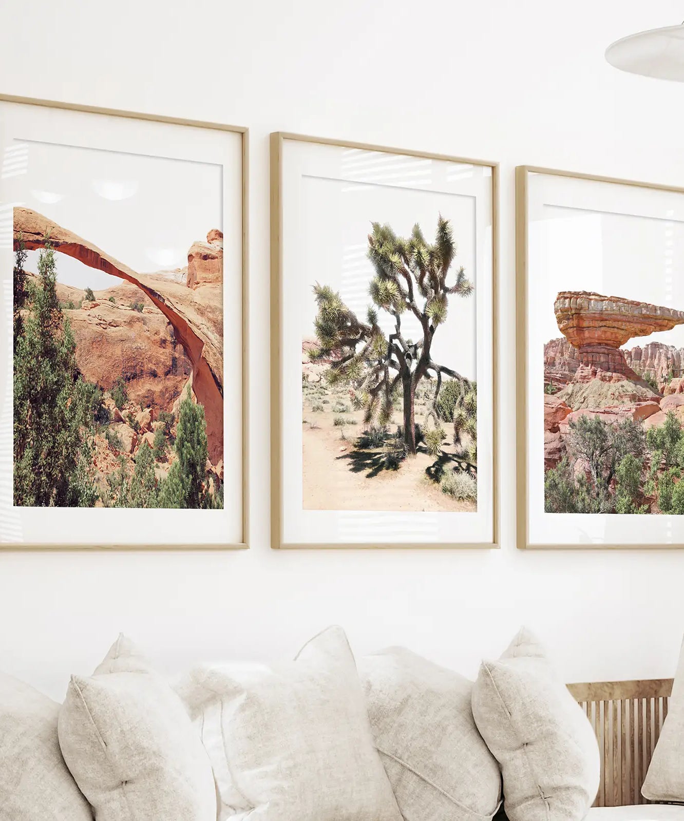 US Wüsten-Wandkunst. Arches-Nationalpark, Klippe, Joshua Tree