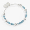 Shell Motif Beaded Charm Bangle