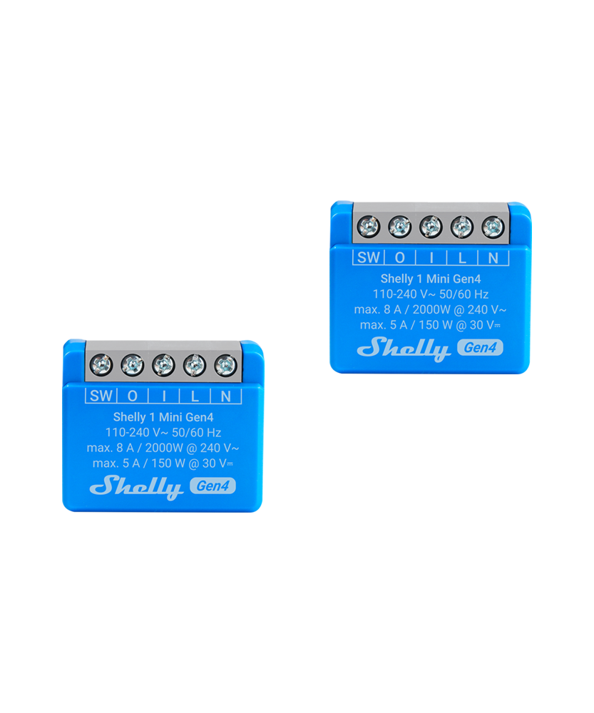 Shelly 1 Mini Gen4 x 2 pack