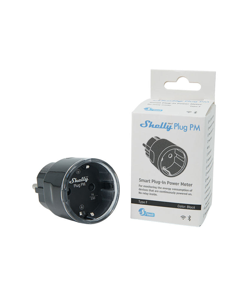Shelly Plug PM Gen3 Black