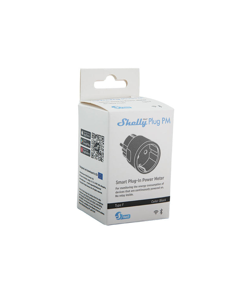 Shelly Plug PM Gen3 Black