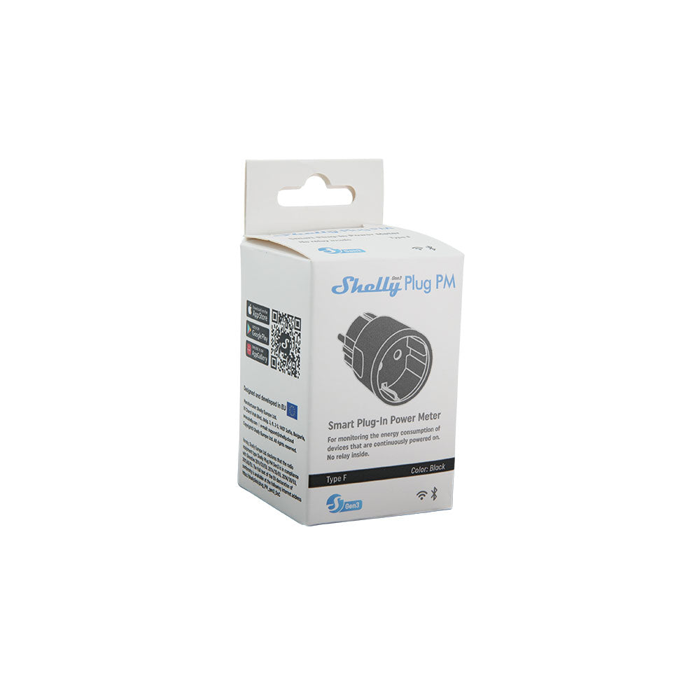 Shelly Plug PM Gen3 Black
