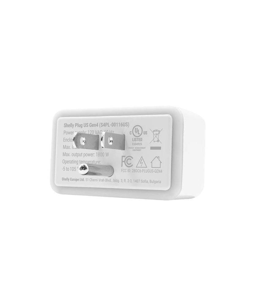 Shelly Plug US Gen4 White