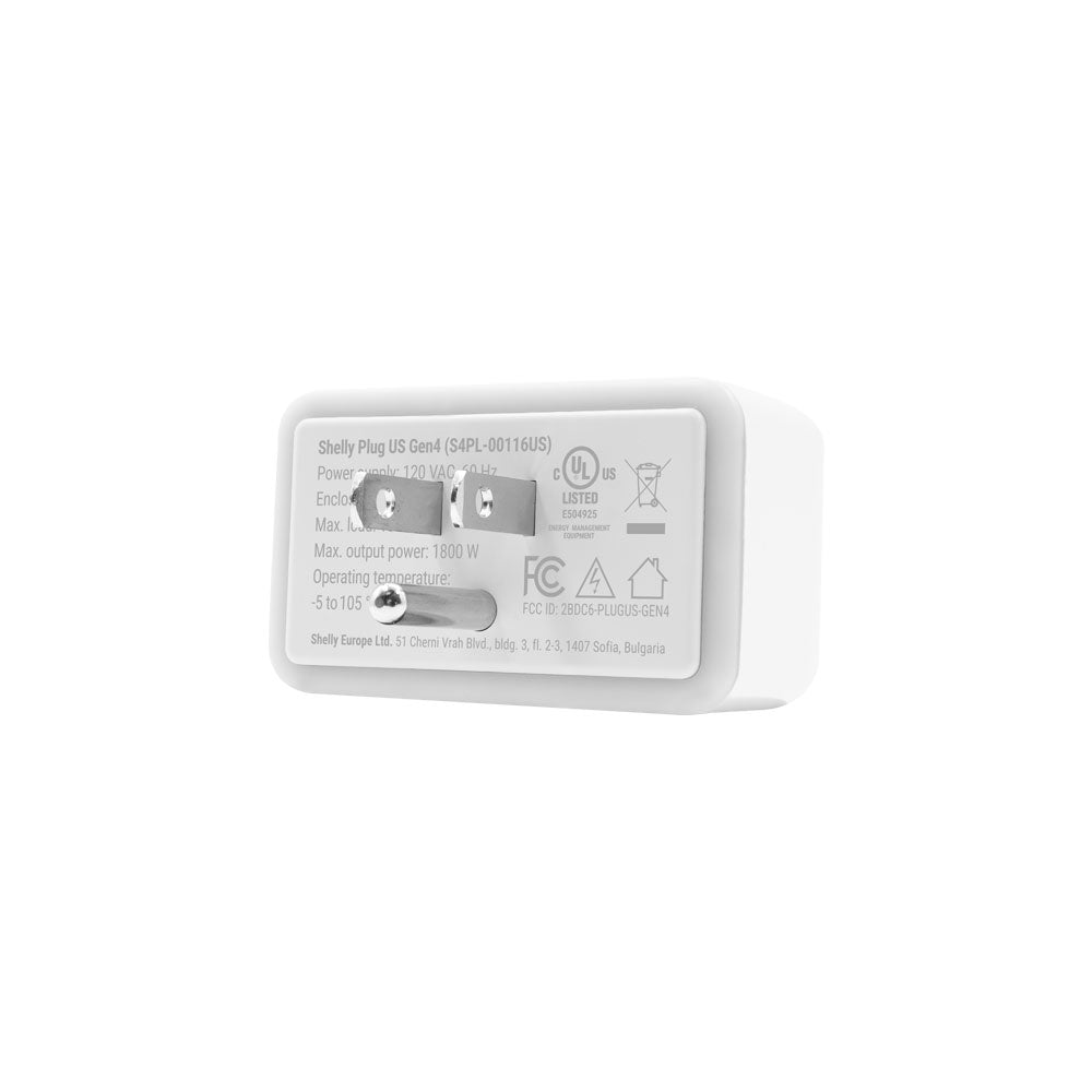 Shelly Plug US Gen4 White 4-pack