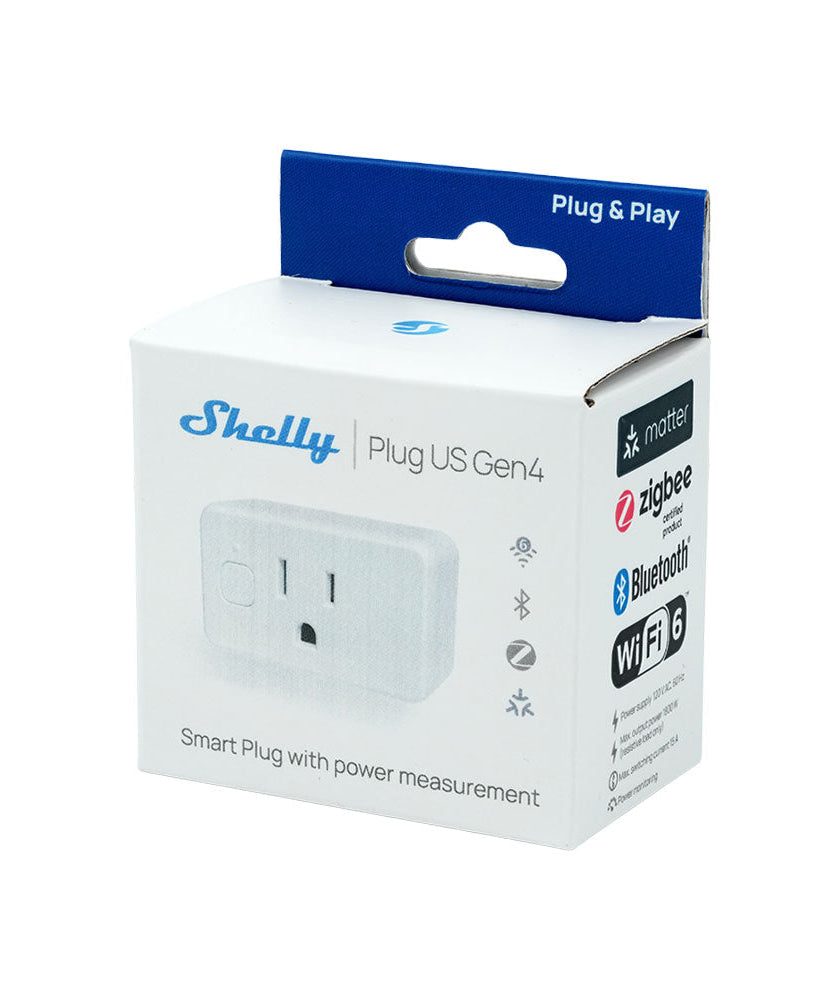 Shelly Plug US Gen4 White 4-pack