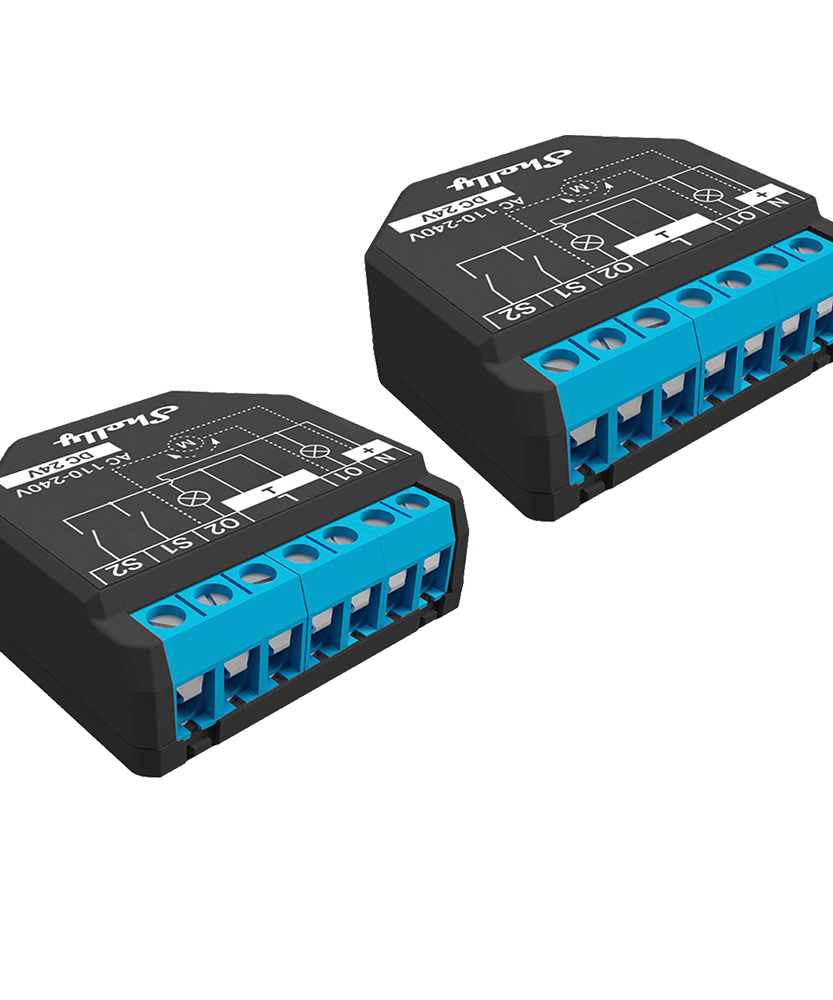 Shelly Plus 2PM UL 2-pack