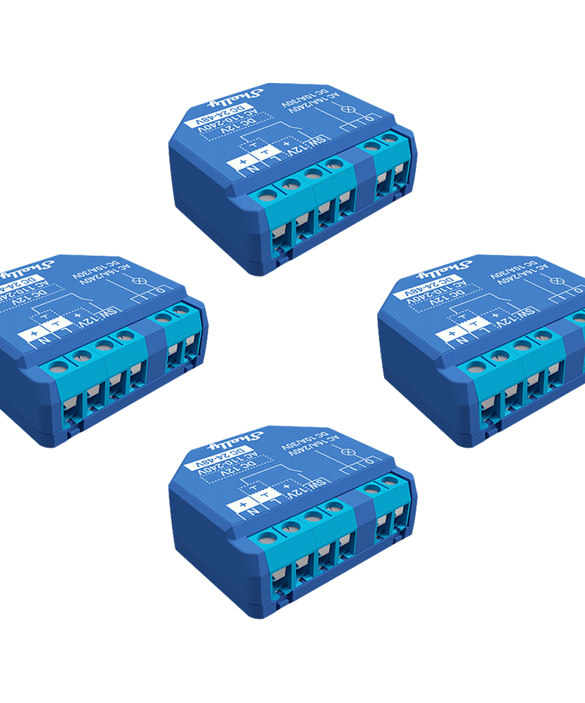 Shelly Plus 1 UL-Certified x4