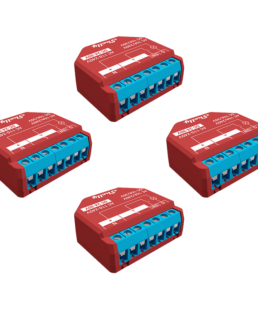 Shelly Plus 1PM Non-UL x4
