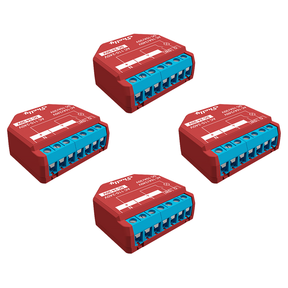 Shelly Plus 1PM Non-UL x4