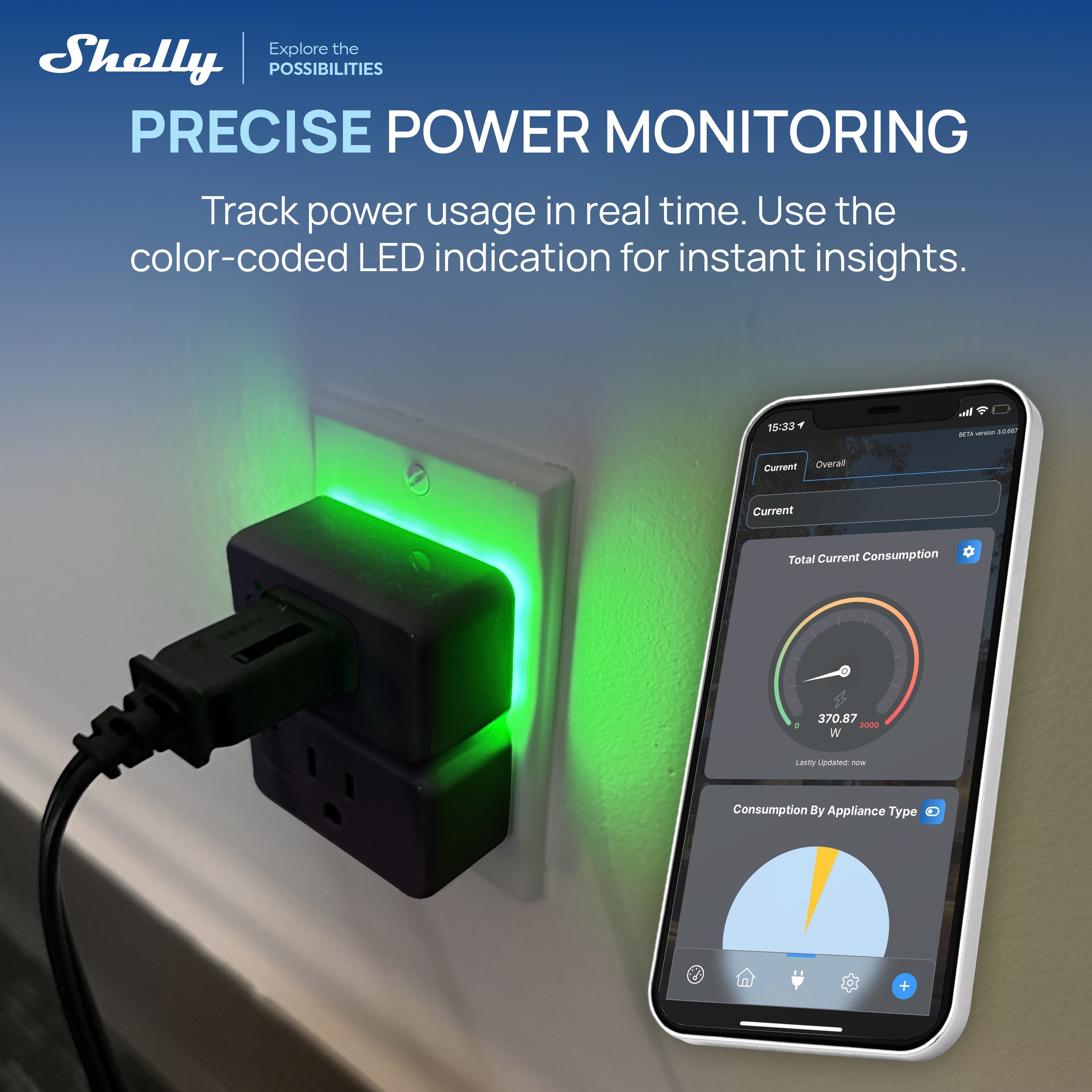 Shelly Plug US Gen4 Black - 4-pack