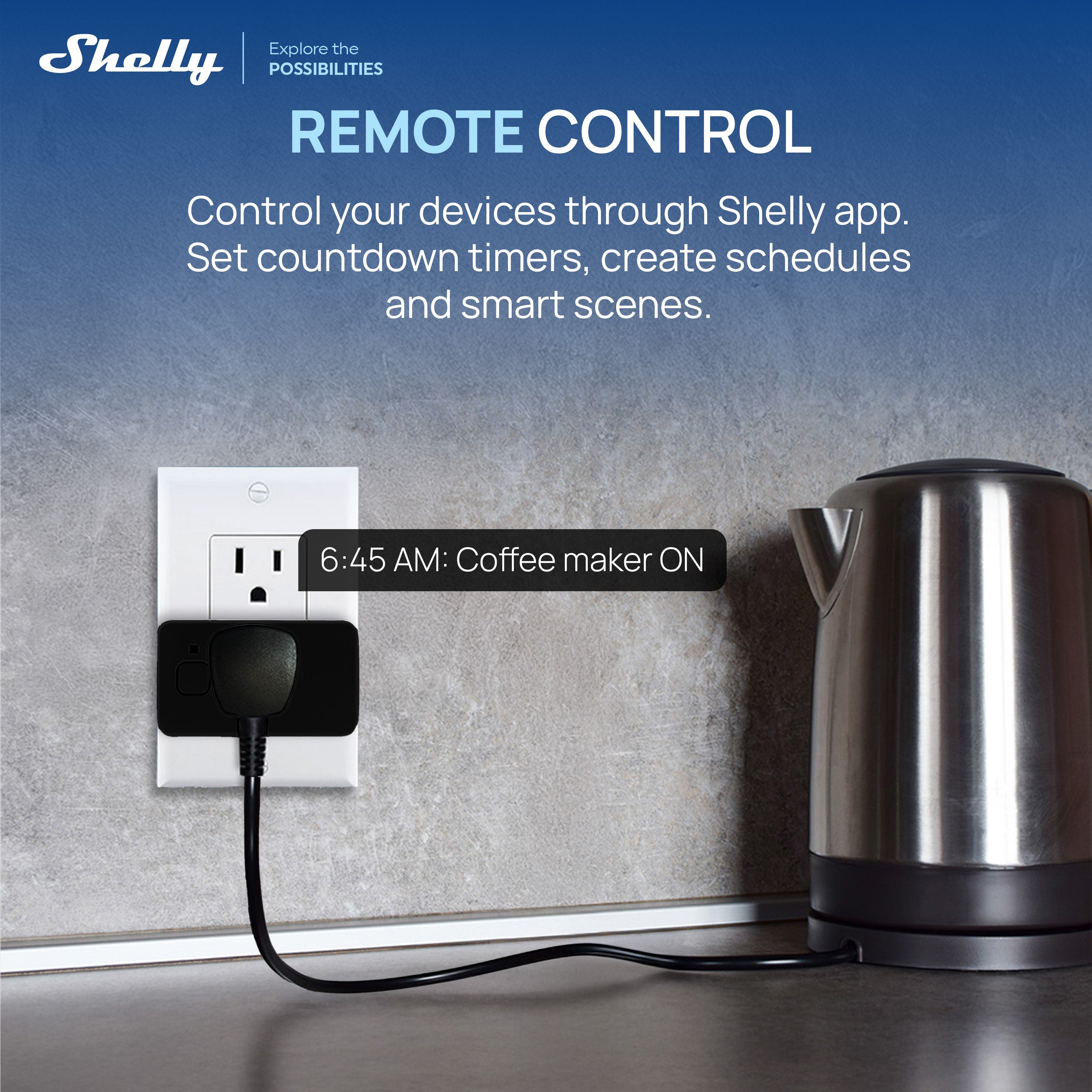 Shelly Plug US Gen4 Black