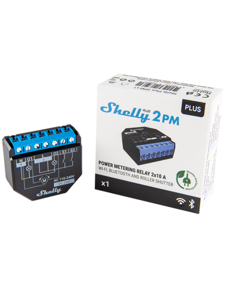 Shelly Plus 2PM UL-Certified - 4 pack