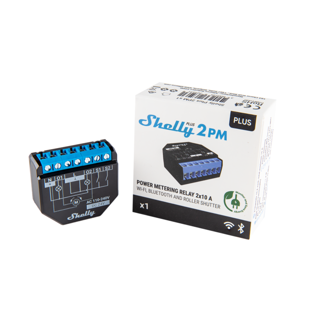 Shelly Plus 2PM UL 2-pack