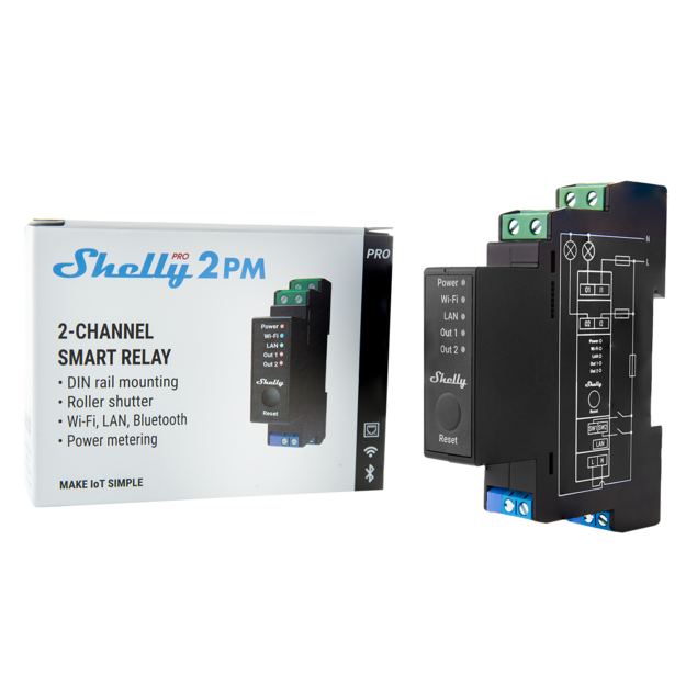 Shelly Pro 2PM UL-Certified
