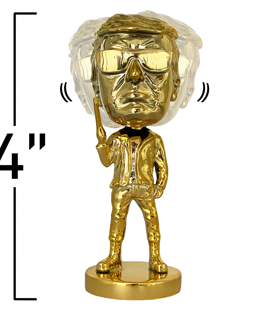 Mini Gold Trumpinator Bobblehead