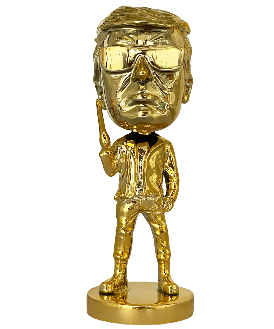 Mini Gold Trumpinator Bobblehead