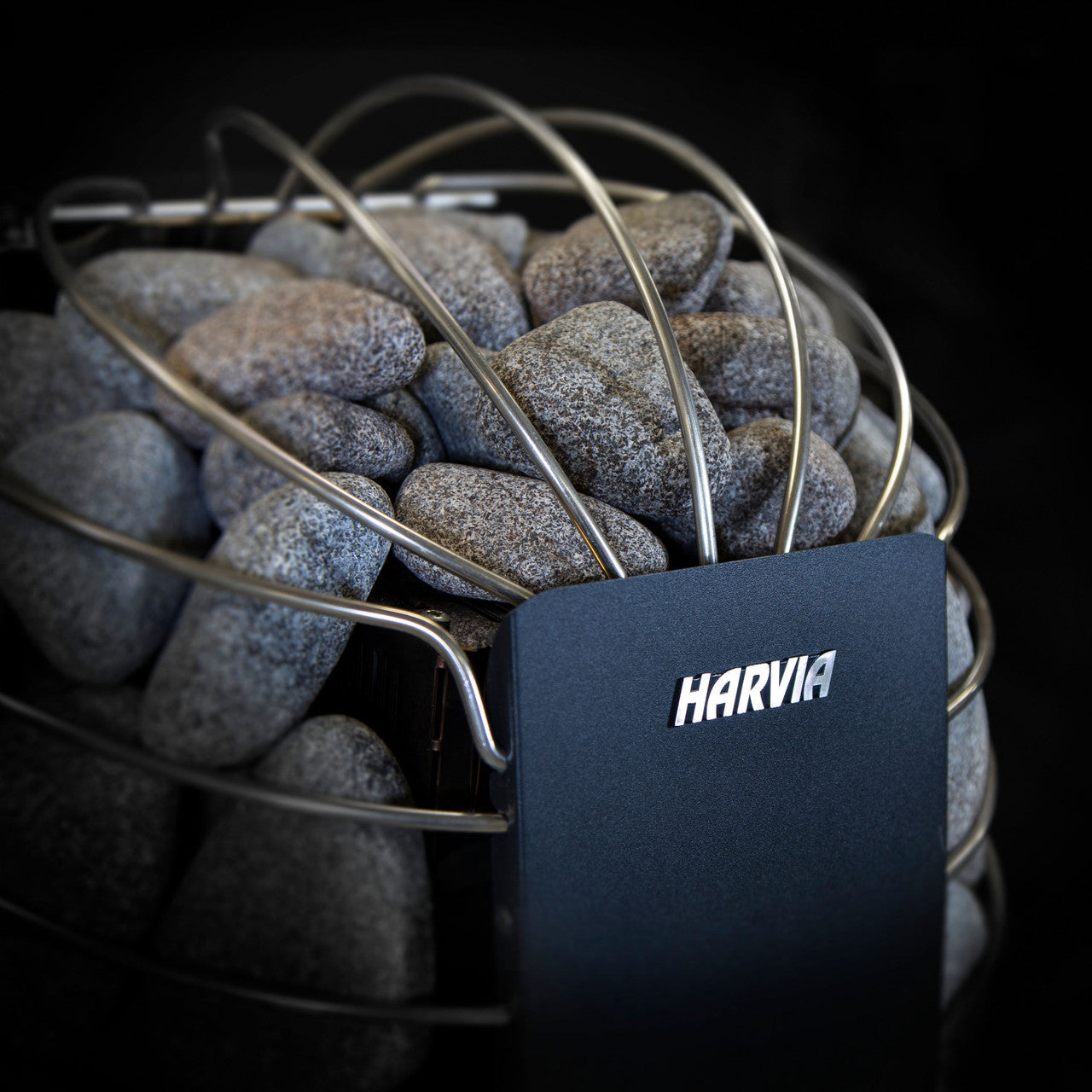 Harvia Spirit UL Certified Electric Sauna Heater With Digital Xenio Control Panel, WiFi Remote Control And Stones [SP60/80E] (SAK42565)