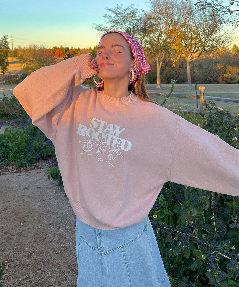 Stay Rooted Knit Sweater