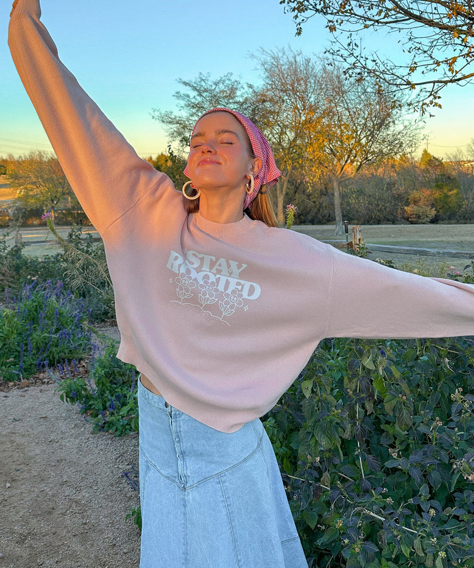 Stay Rooted Knit Sweater