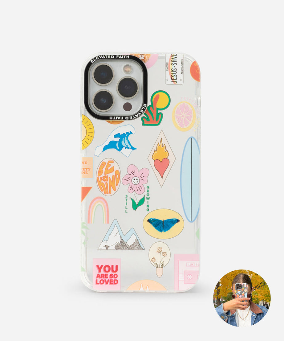 Sticker-Collage x Ashlee Bock Handyhülle