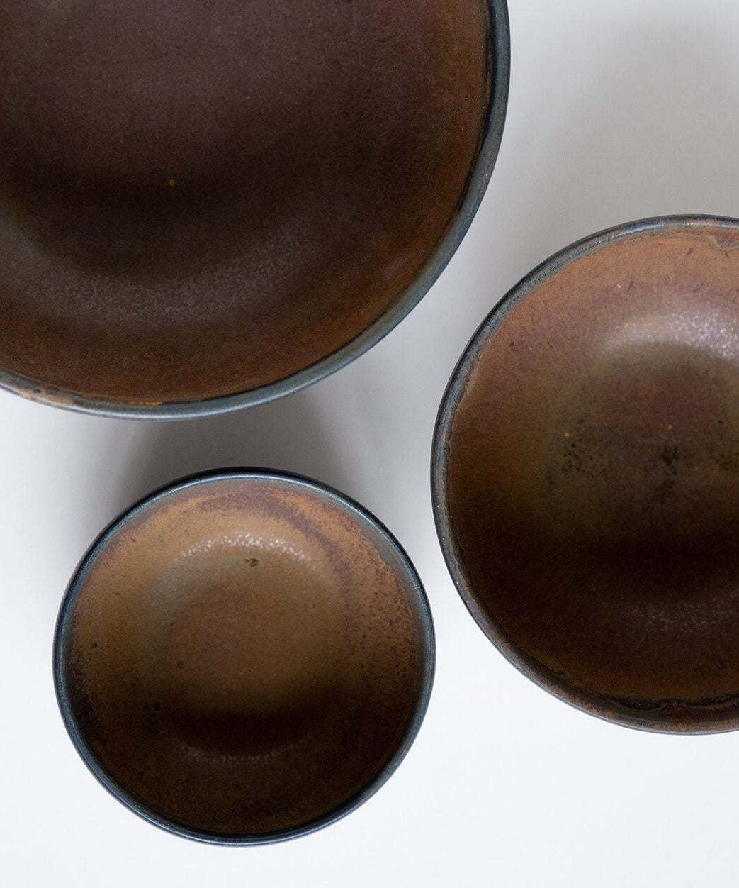 Rust Steingut-Schalenset