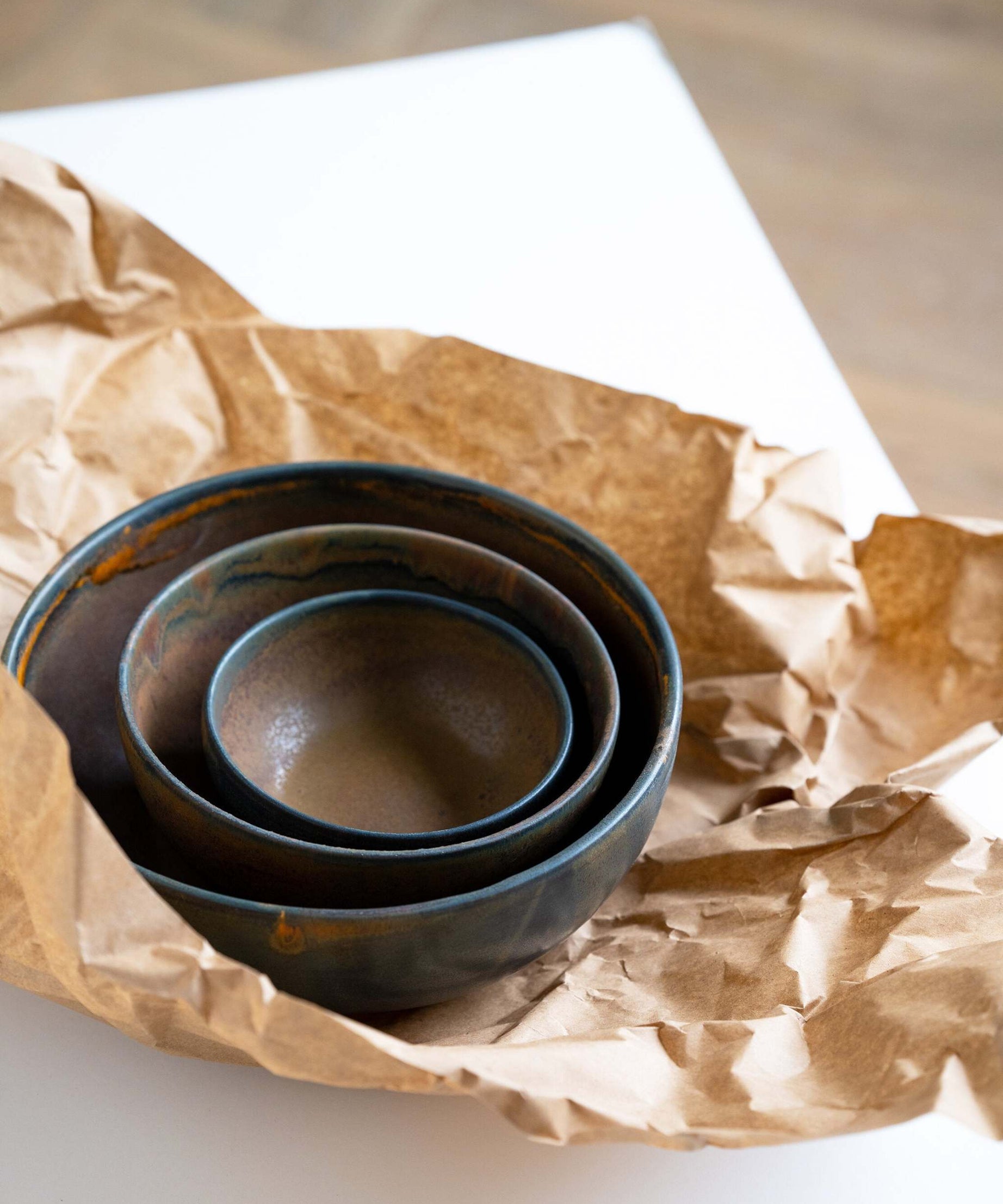 Rust Steingut-Schalenset
