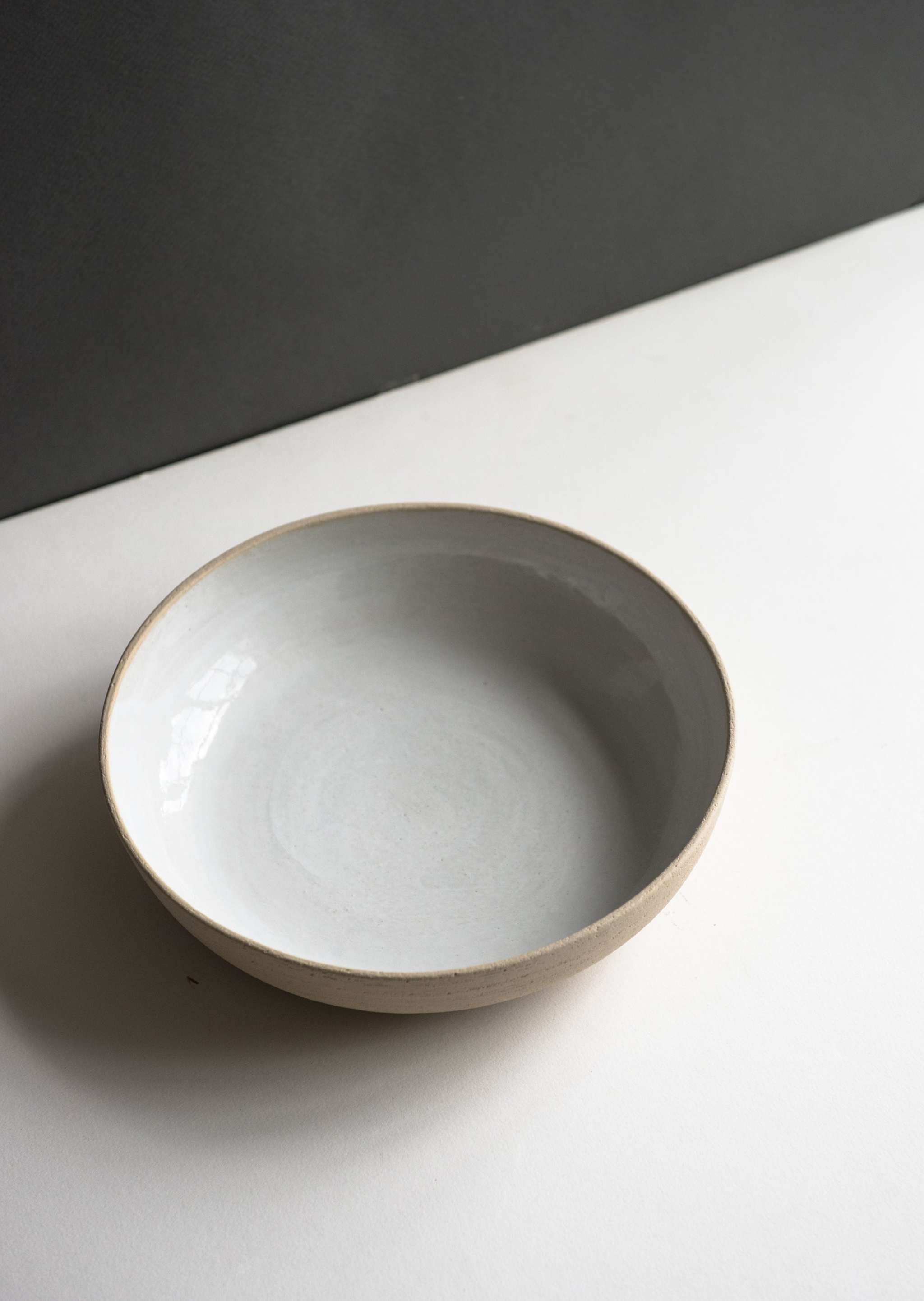 Handmade Stoneware Pasta Bowl