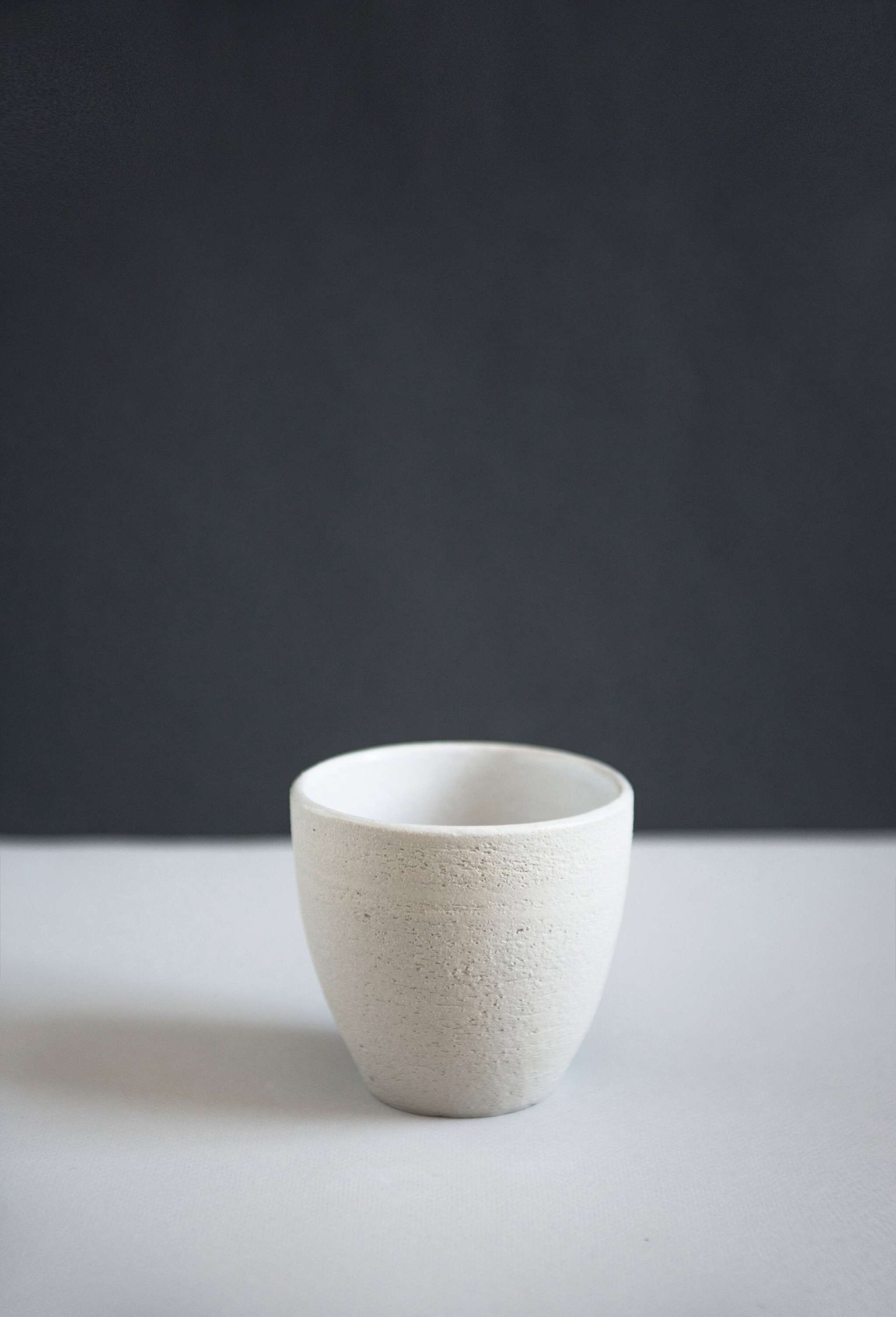 Handgemachte Steingut-Kaffeetasse
