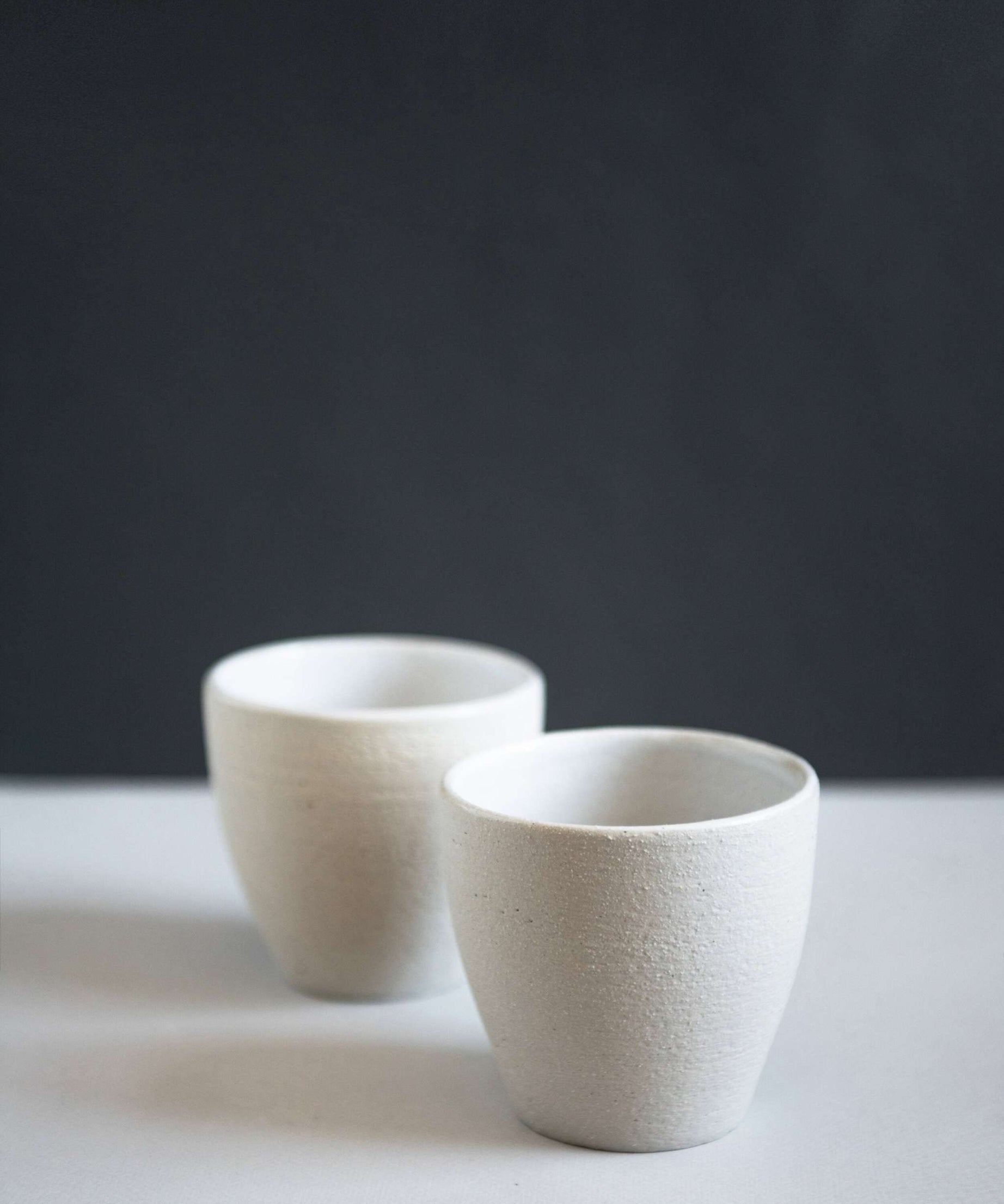 Handgemachte Steingut-Kaffeetasse