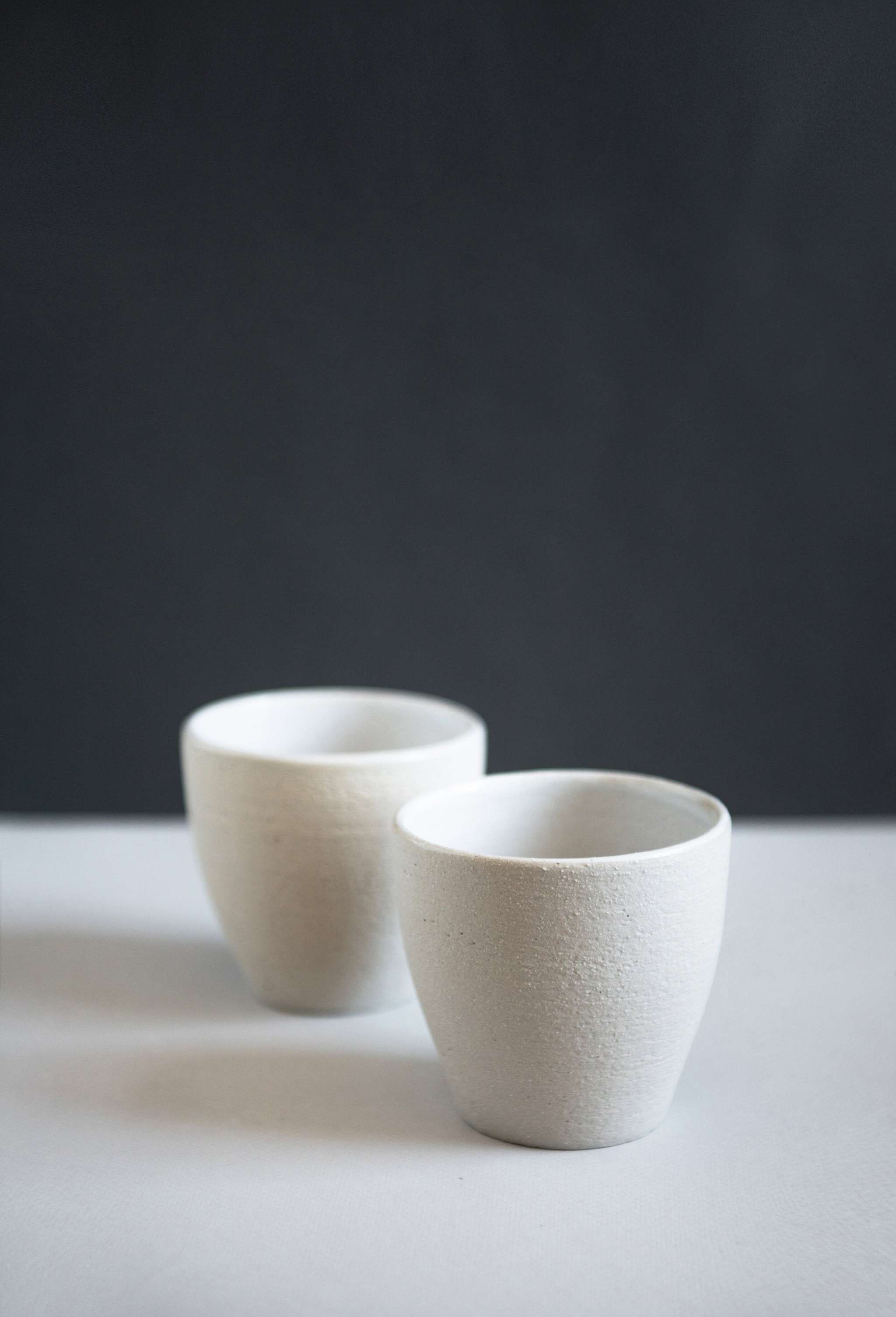 Handgemachte Steingut-Kaffeetasse