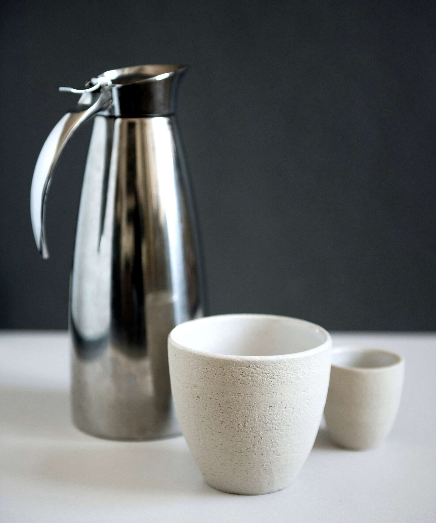 Handgemachte Steingut-Kaffeetasse