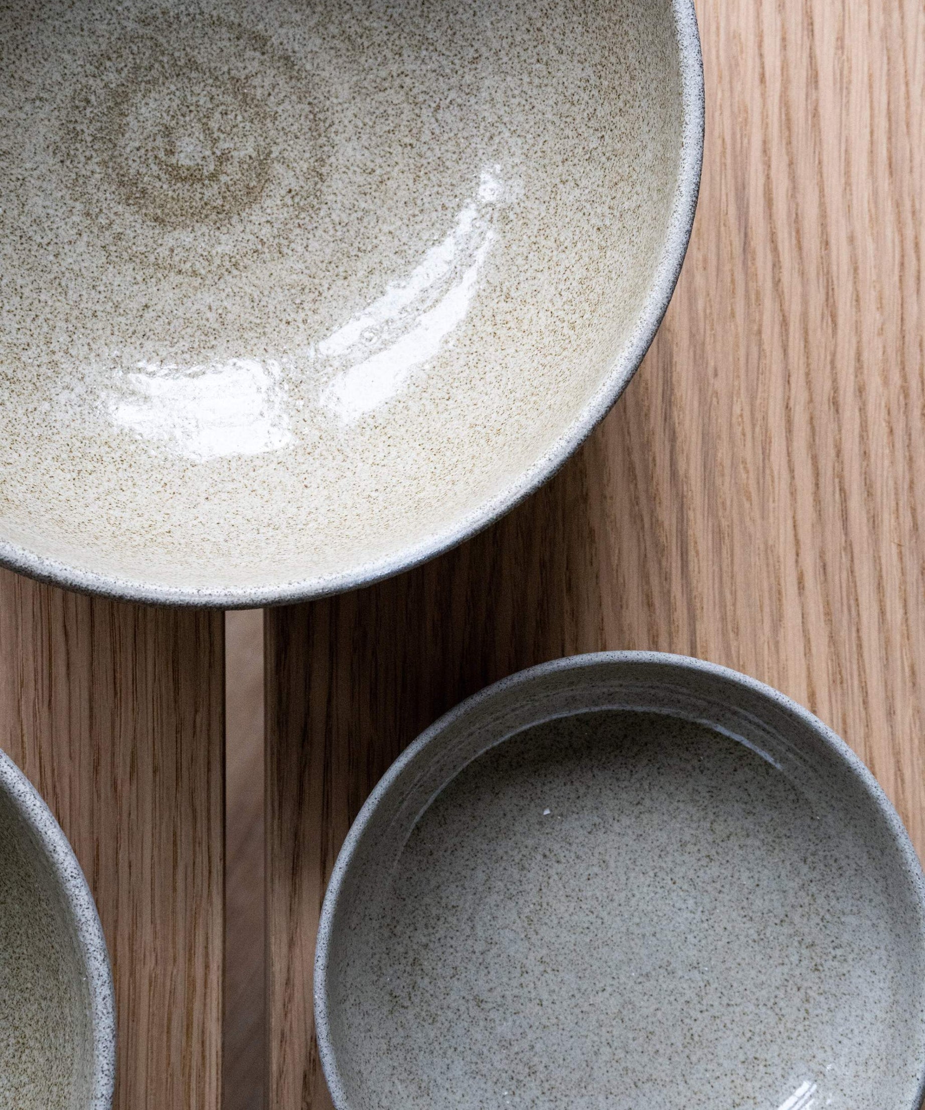 Handgemachte Steingut Ramen-Schale "Concrete"