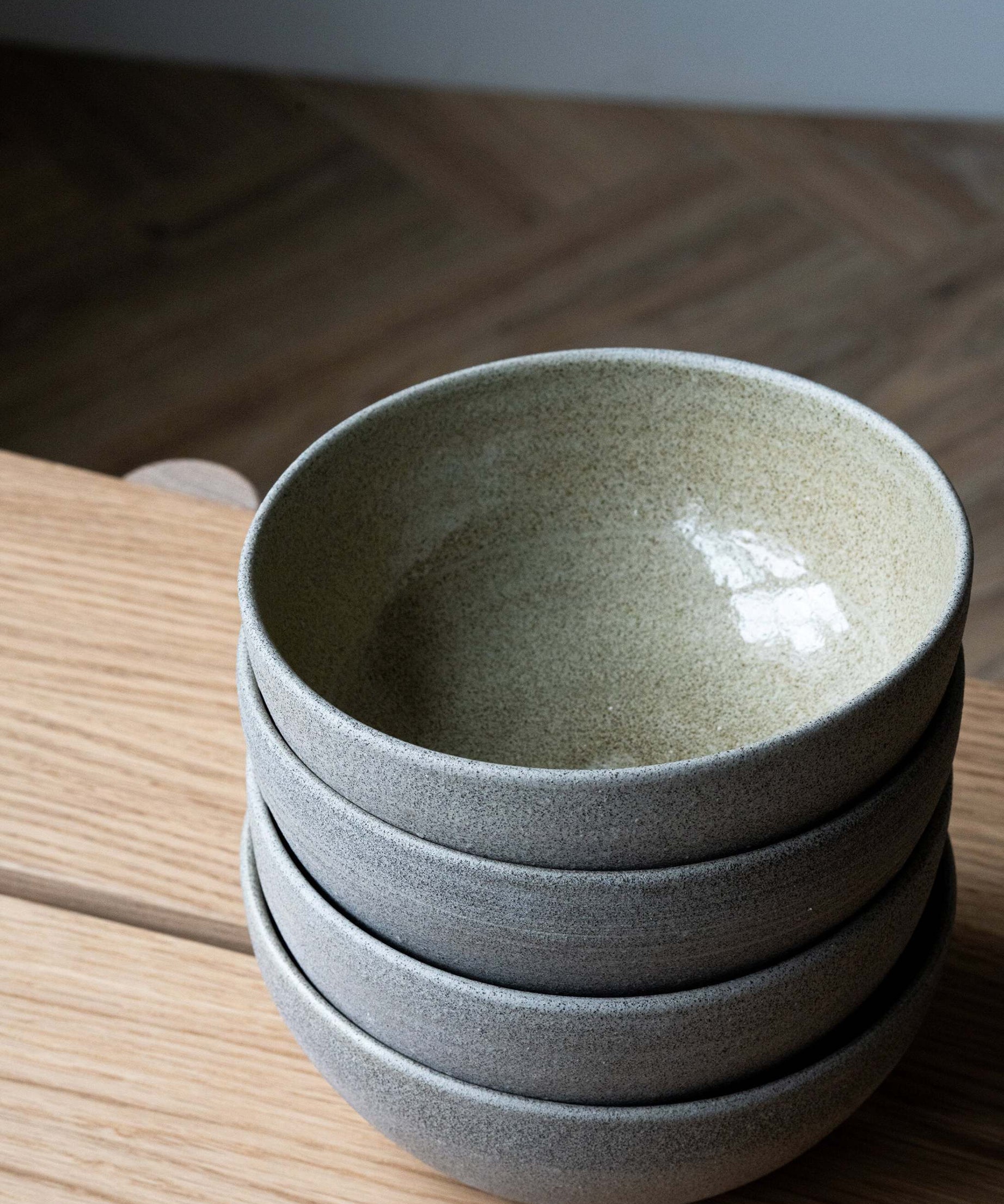 Steingut Schale "Beton"