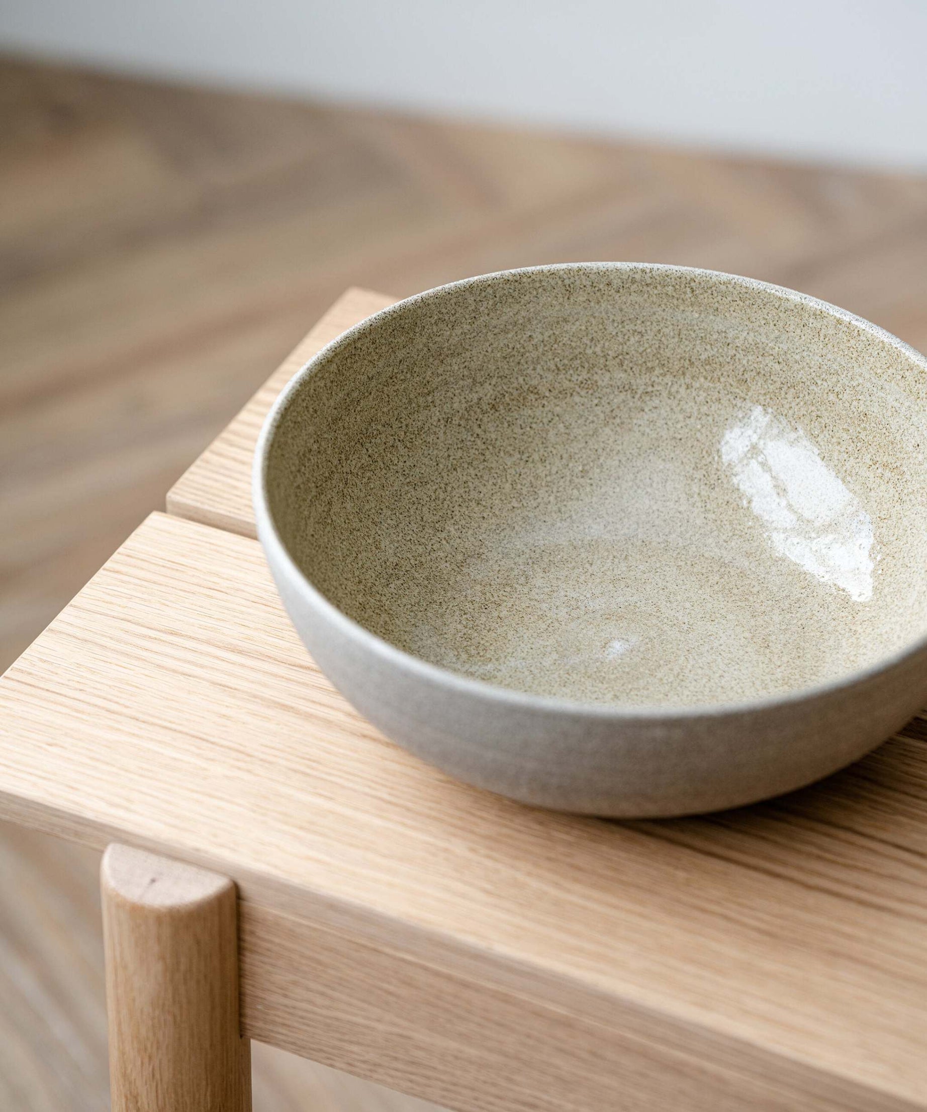 Steingut Große Obstschale „Concrete“
