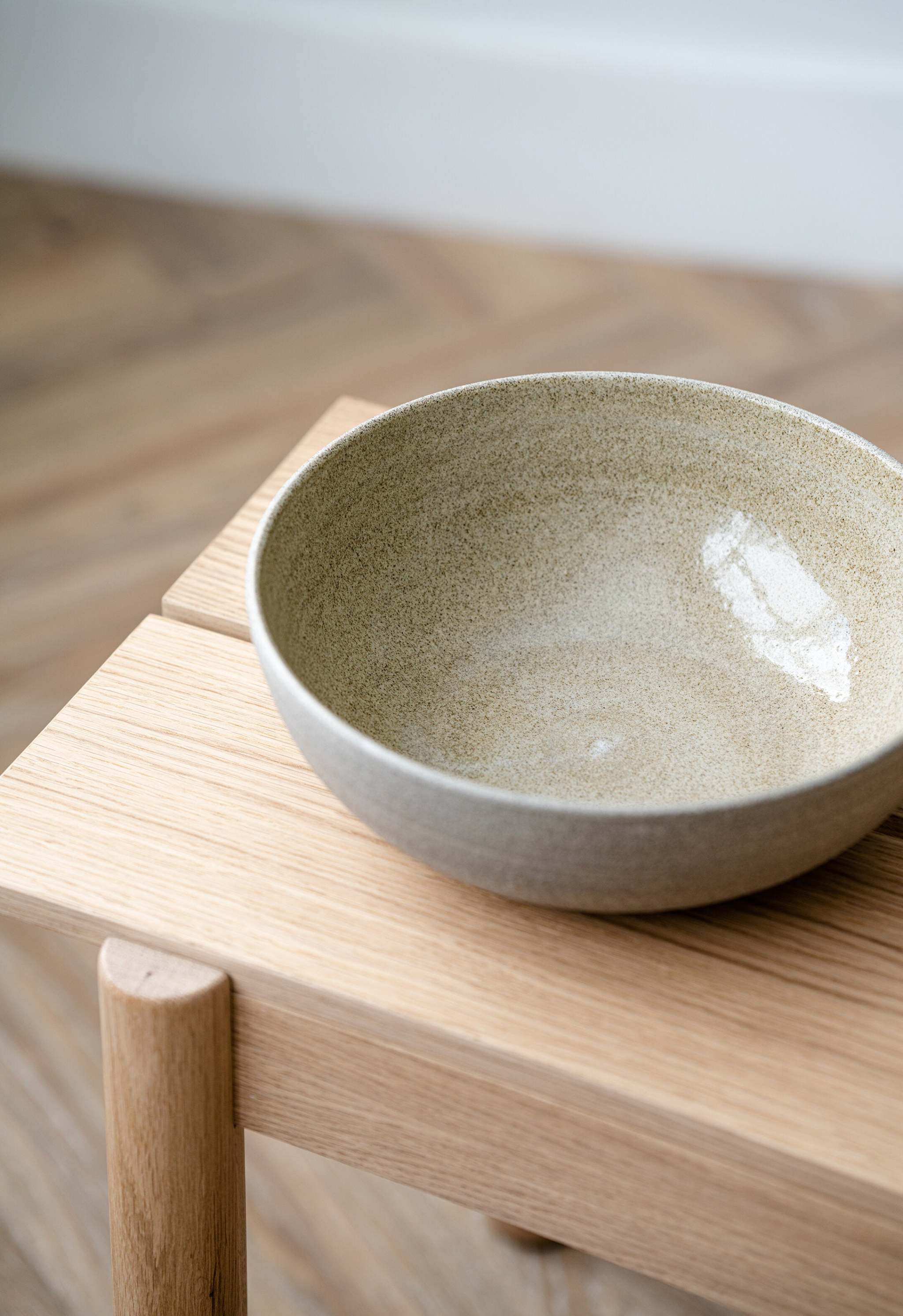 Steingut Große Obstschale „Concrete“