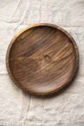 Hand Carved Wooden Plate