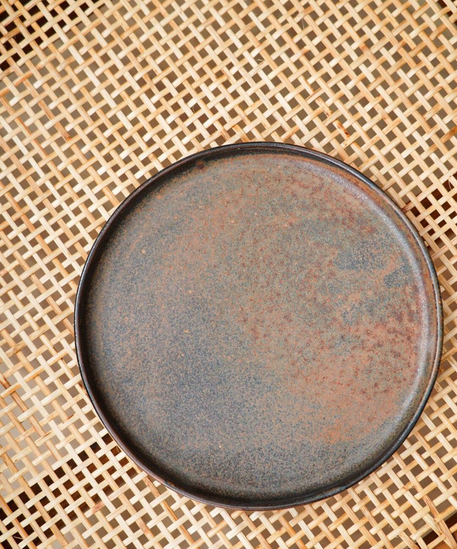 Steinzeug Rust Speiseteller