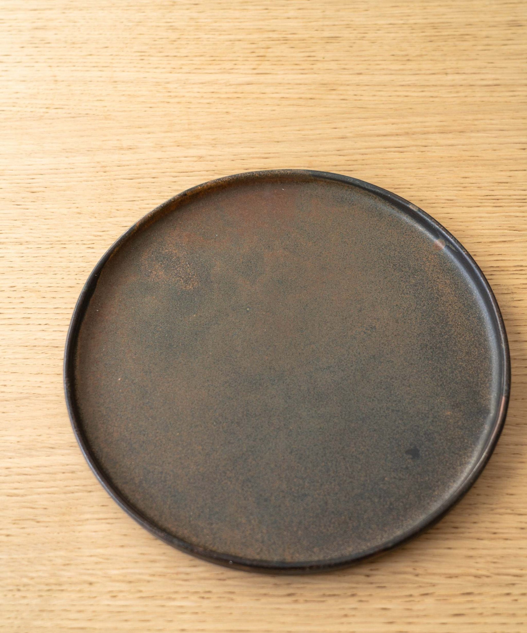 Steinzeug Rust Speiseteller