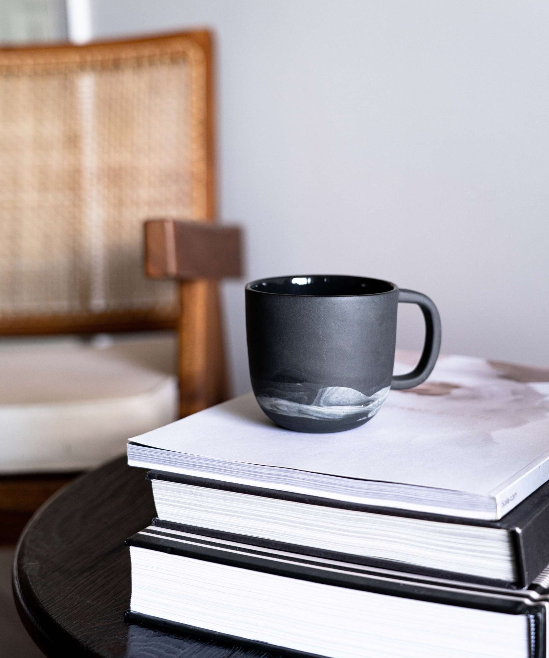 Handgemachte Porzellan-Kaffeetasse. Island