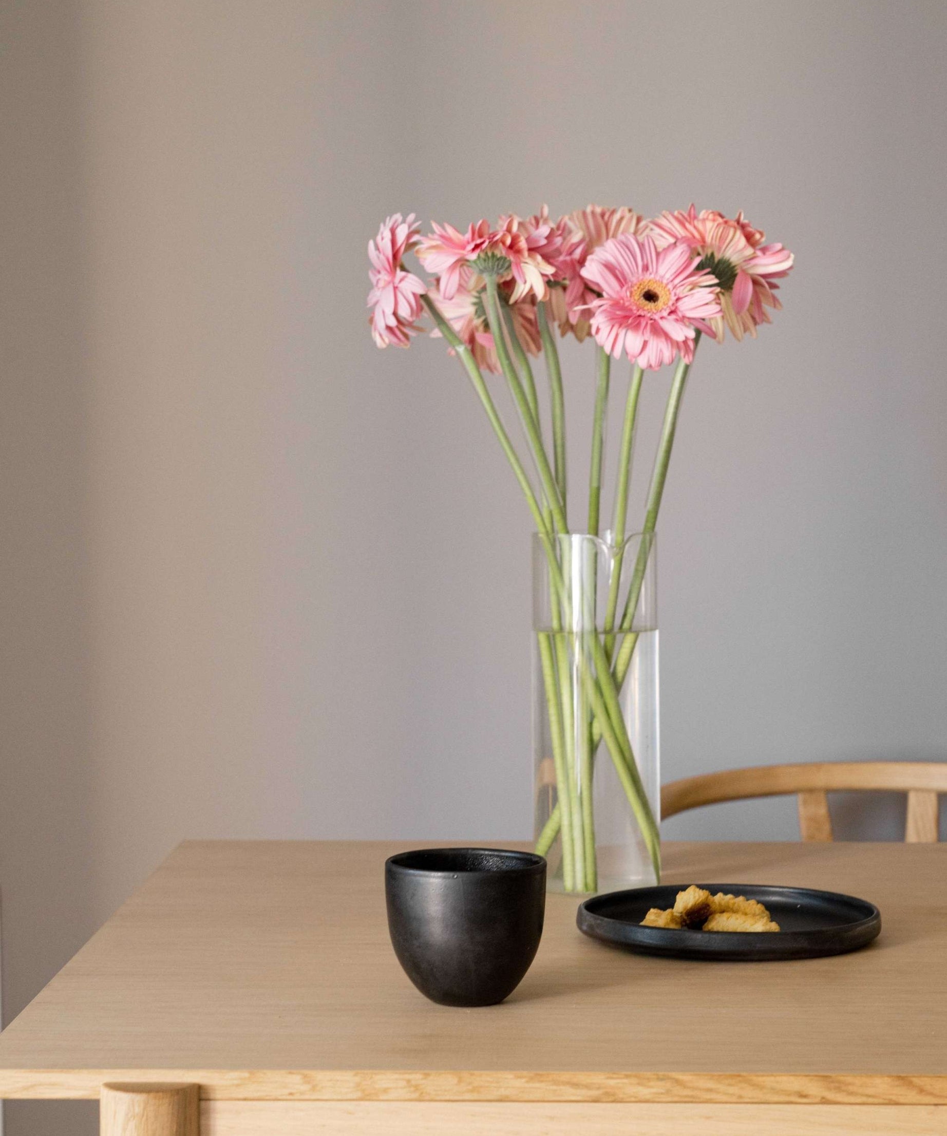 Handgemachte Kaffeetasse – Schwarz matte Keramik