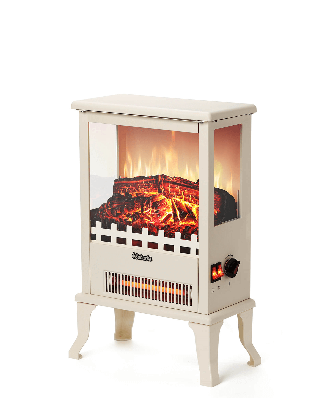 Suburbs TS17Q Electric Fireplace Stove Heater