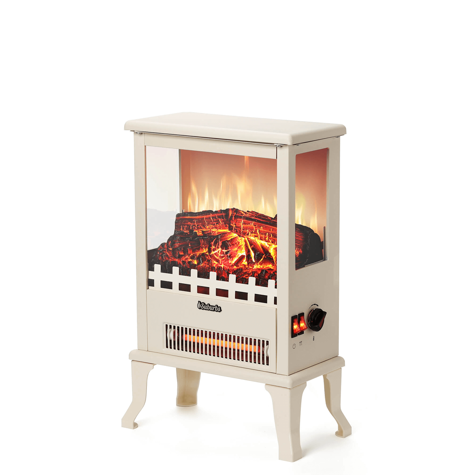 Suburbs TS17Q Electric Fireplace Stove Heater