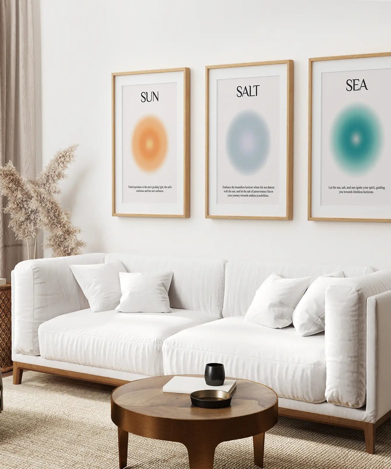 Sonne Salz und Meer Aura-Poster Wanddekorationsset