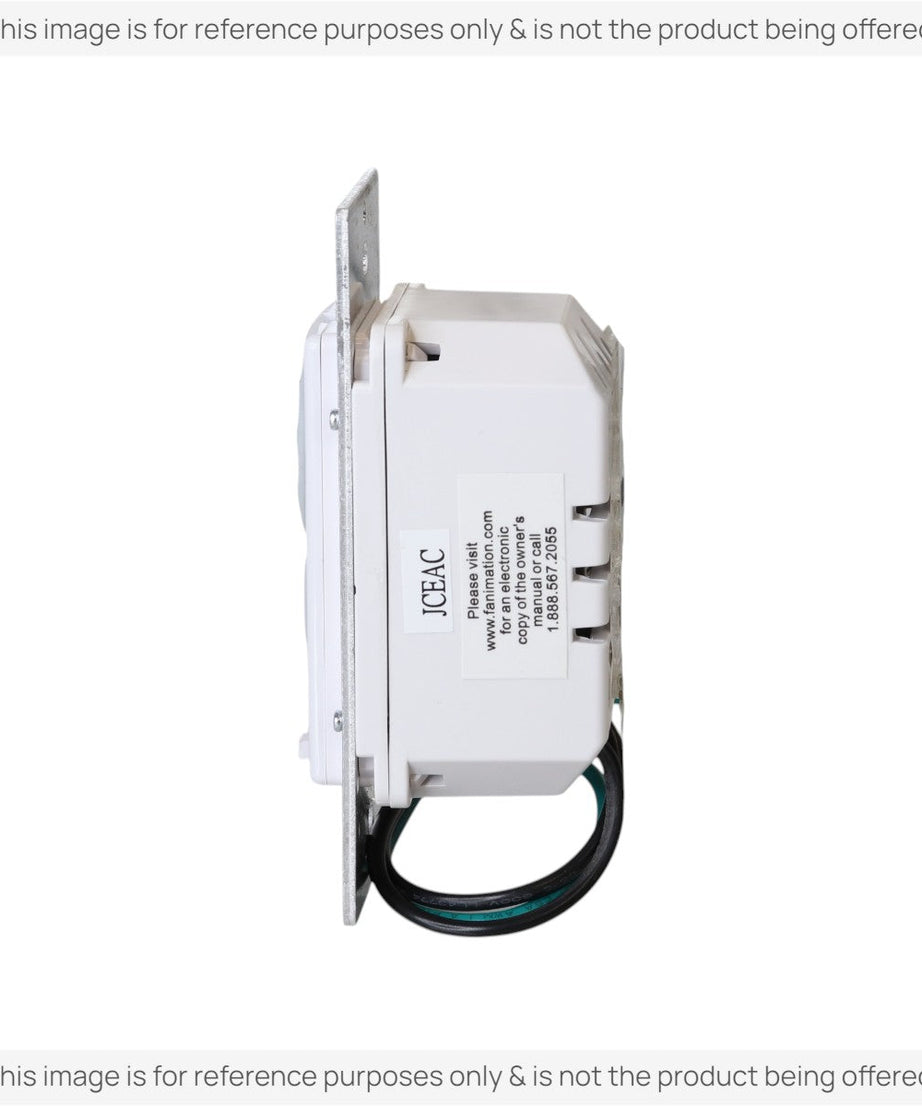 Anderic Substitute for Fanimation TW30WH / UC9787T WIRED Ceiling Fan Wall Plate Remote Control | 6-Speed DC| CHQ9053T [RR787T]