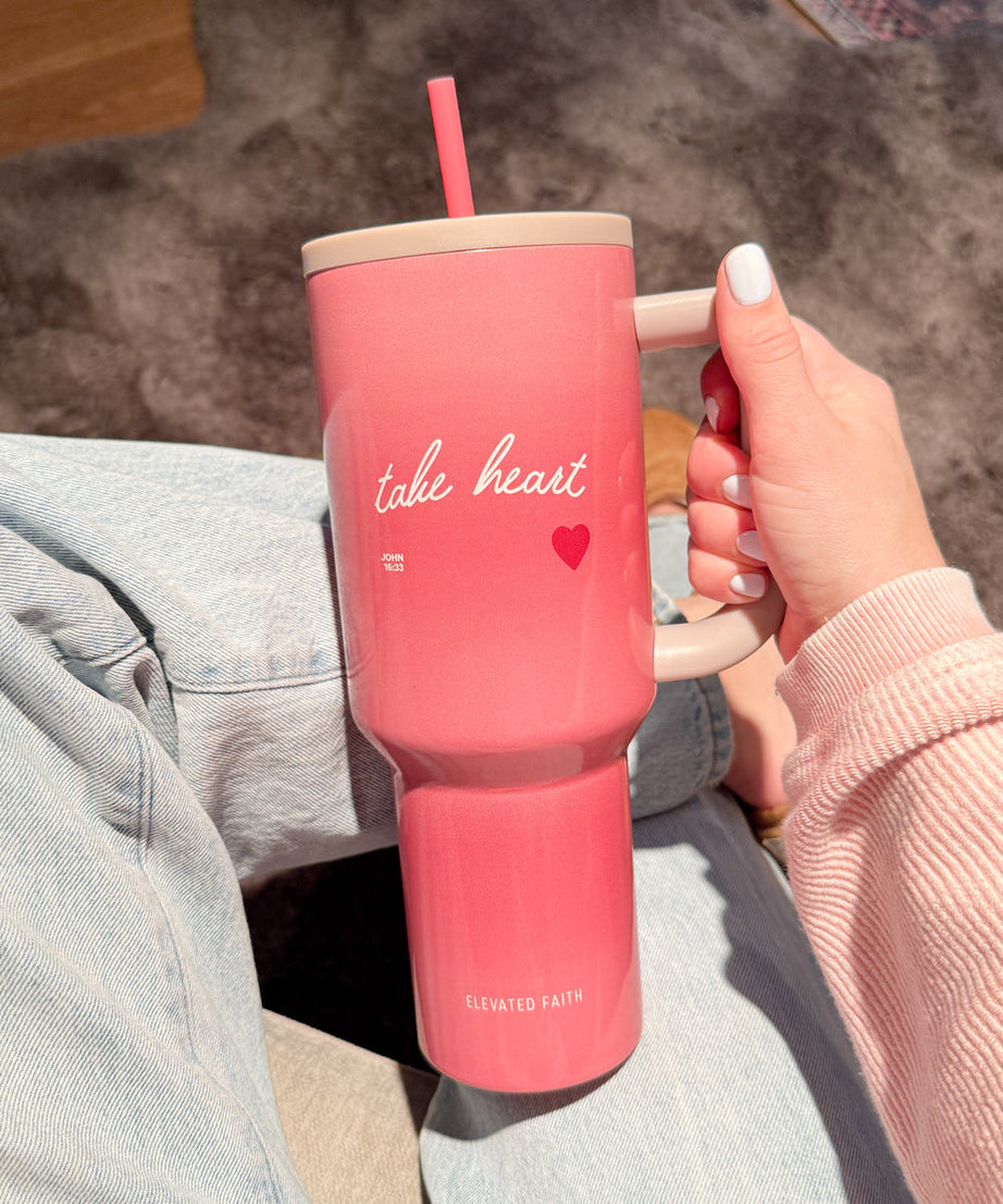 Take Heart 40 oz Ascend Becher