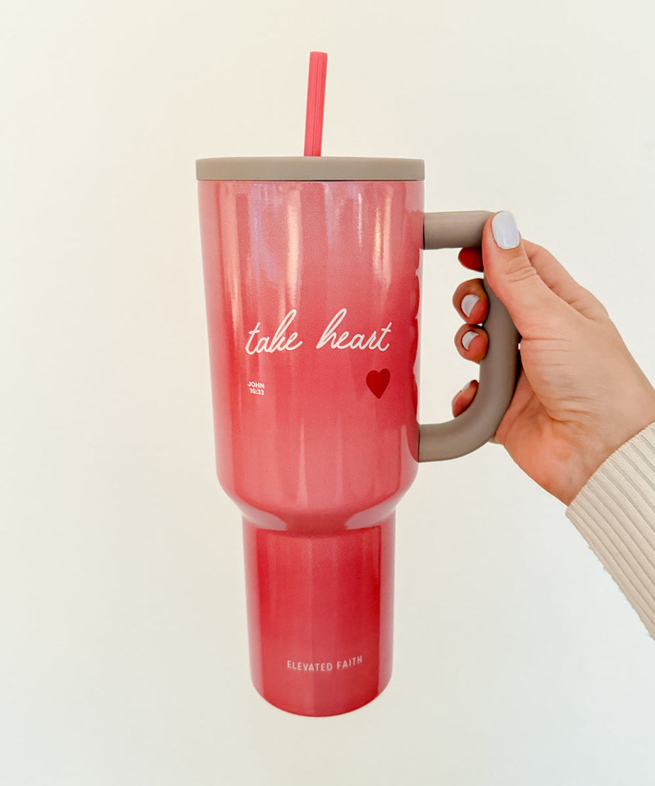 Take Heart 40 oz Ascend Becher
